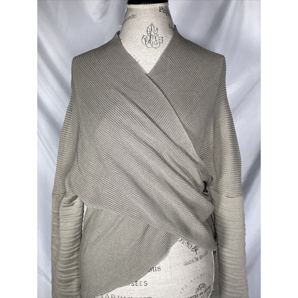 Star Wars Musterbrand Rey of Jakku Beige Knitted Wrap Sweater Women's MEDIUM